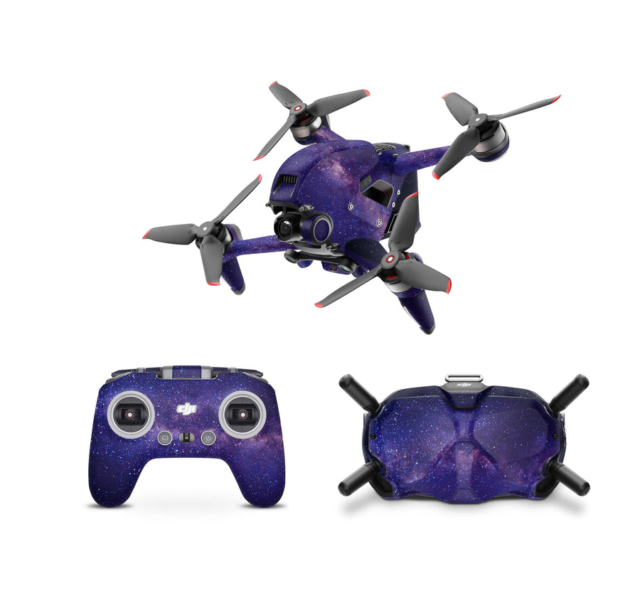 DJI FPV Skin Drohnen Folie DJI Skins für Goggles 2 und DJI Controller Milky Way Elektronik-Sticker & -Aufkleber Skins4u DJI FPV Drohne + Controller + Goggles 2 1 