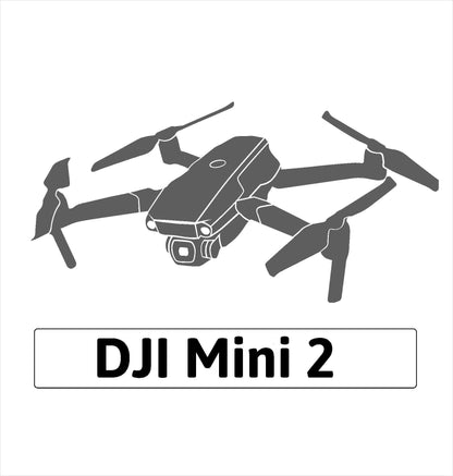 DJI Mini 2 Skins Drohnen Aufkleber Wraps Cover Schutz Folie Elektronik-Sticker & -Aufkleber Skins4u   