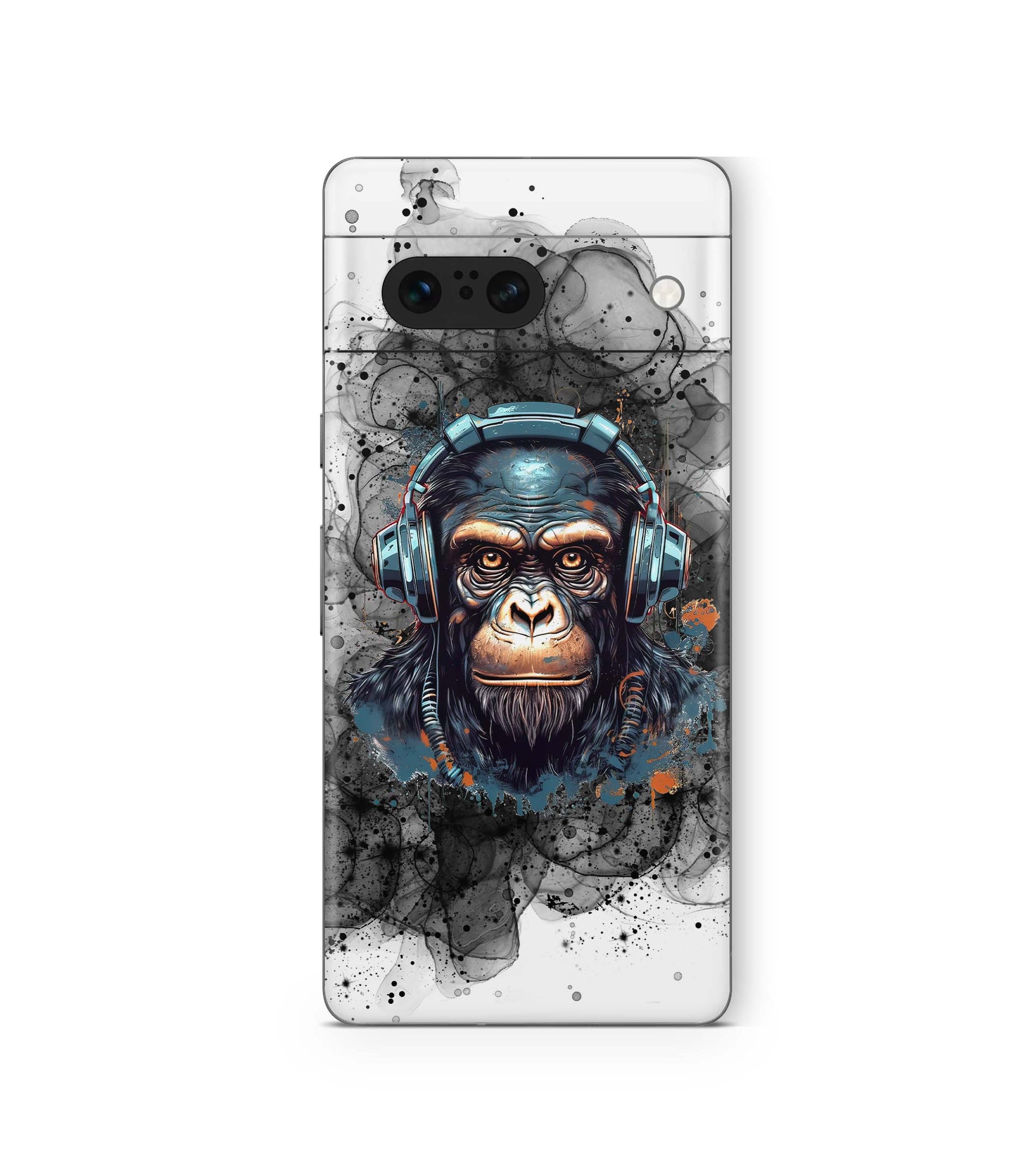 Google Pixel 8 Pro Skins Design Schutzfolie Black smoke monkey Aufkleber skins4u   