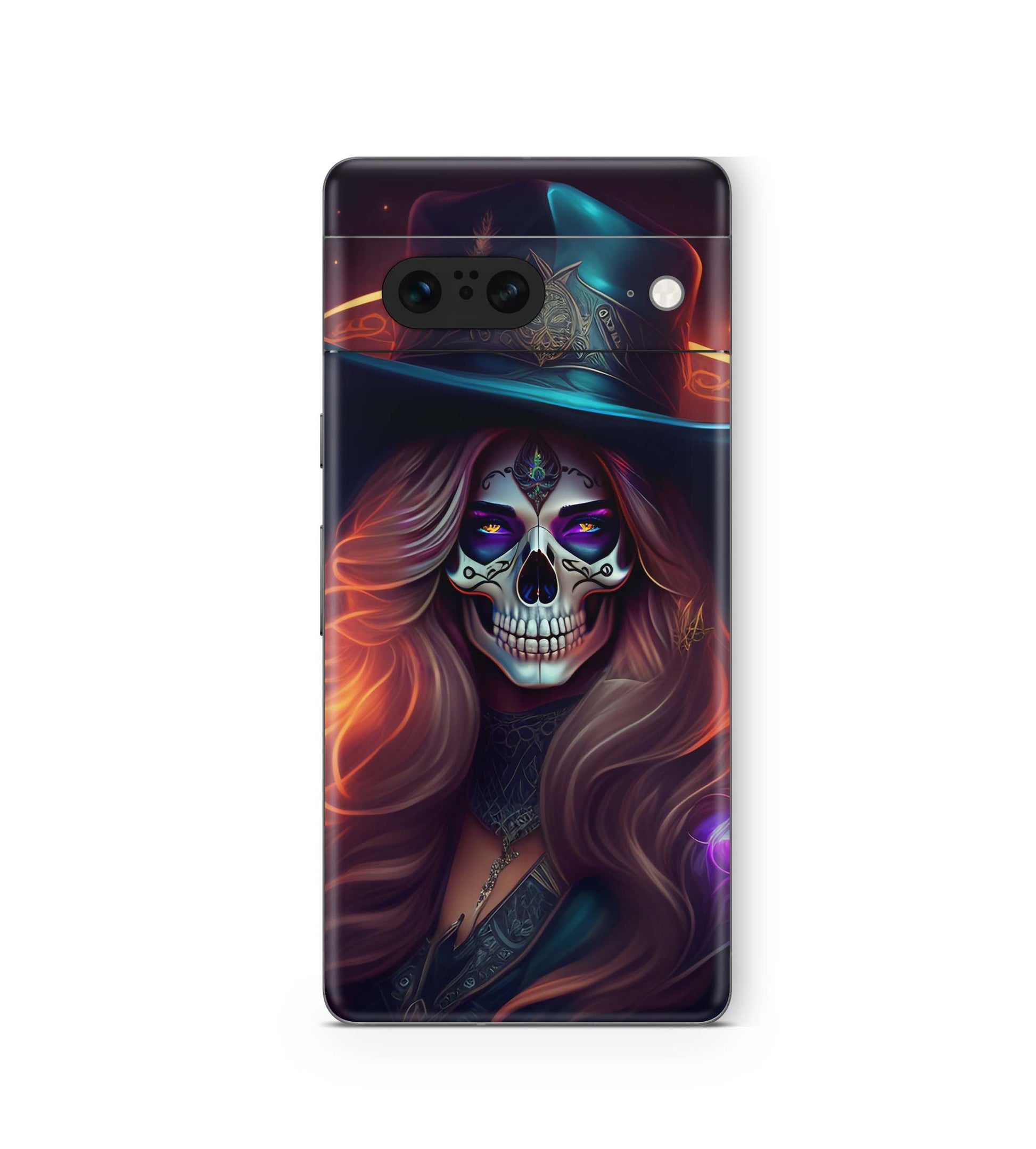 Google Pixel 8 Pro Skins Design Schutzfolie Skull Lady Aufkleber skins4u   