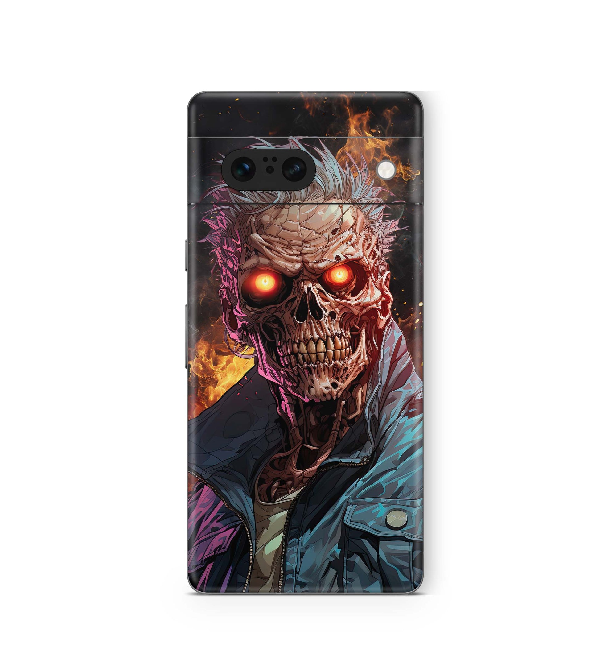 Google Pixel 8 Pro Skins Design Schutzfolie Zombie Fire Aufkleber skins4u   