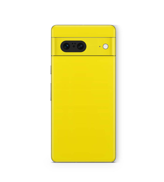 Google Pixel 8 Skins Design Schutzfolie solid state gelb Aufkleber skins4u   