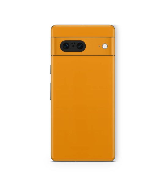 Google Pixel 8 Skins Design Schutzfolie solid state orange Aufkleber skins4u   