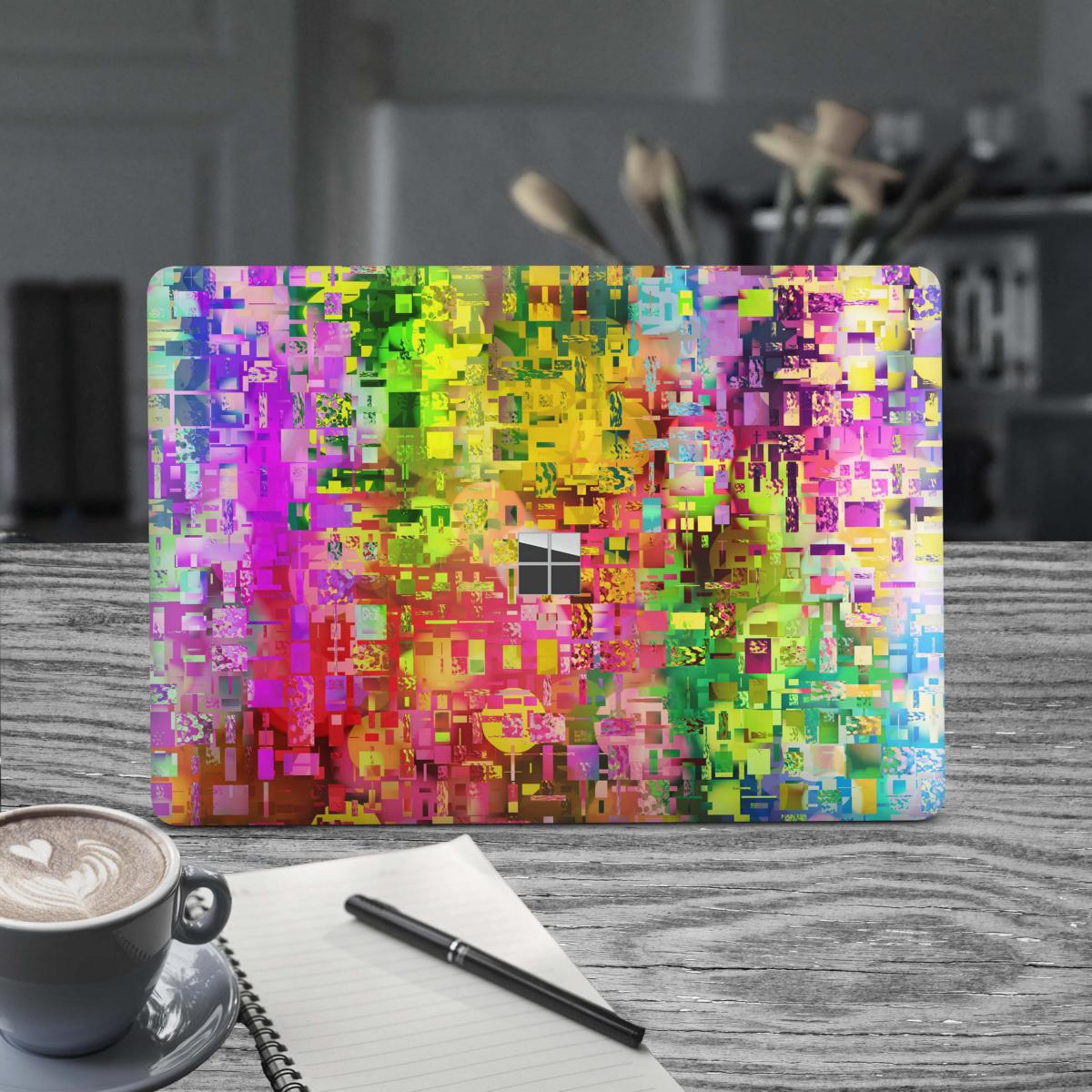 Microsoft Surface Book 2 Skin 15" Premium Vinylfolie Kratzerschutz Design Abstract Elektronik-Sticker & -Aufkleber Skins4u   