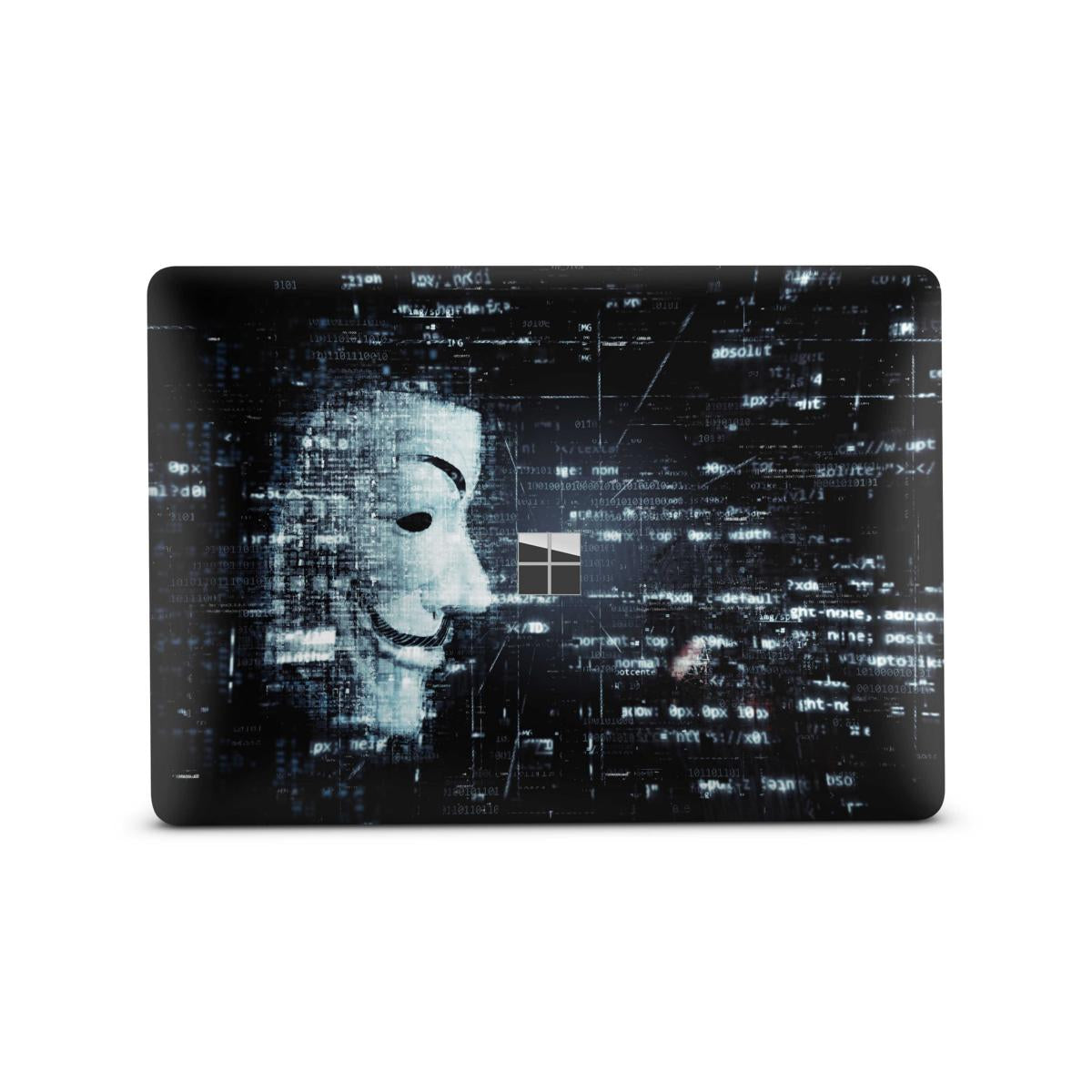 Microsoft Surface Book 2 Skin 15" Premium Vinylfolie Kratzerschutz Design Anonymous Elektronik-Sticker & -Aufkleber Skins4u   