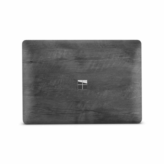 Microsoft Surface Laptop 3 4 5 Skin 15" Premium Vinylfolie Kratzerschutz Design Black Woodgrain Elektronik-Sticker & -Aufkleber Skins4u   