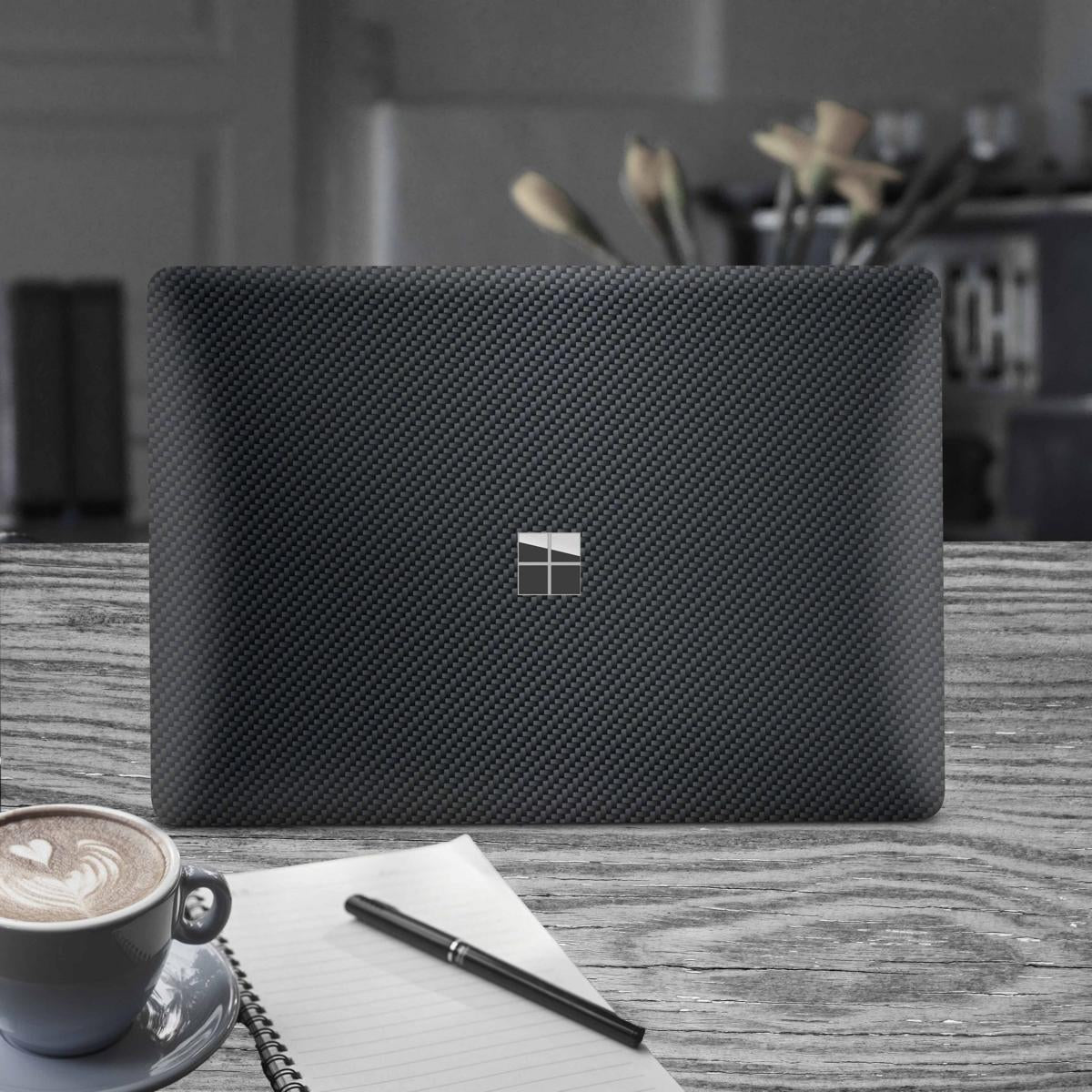 Microsoft Surface Laptop 3 4 5 Skin 15" Premium Vinylfolie Kratzerschutz Design Carbon Elektronik-Sticker & -Aufkleber Skins4u   