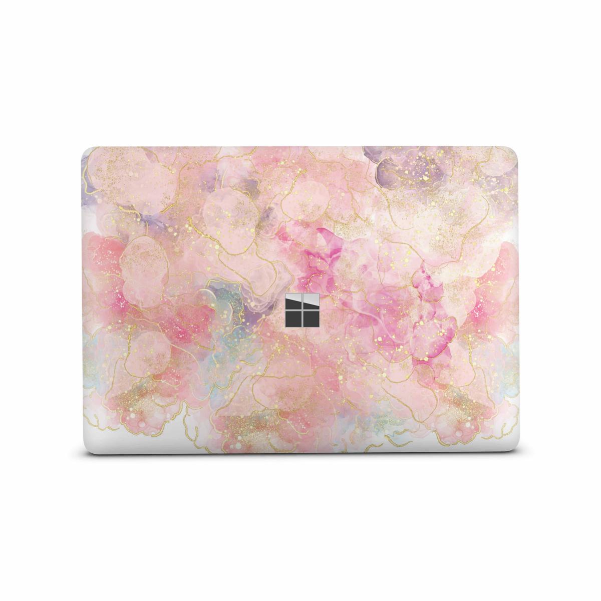 Microsoft Surface Book 2 Skin 15" Premium Vinylfolie Kratzerschutz Design Deluxe pink Elektronik-Sticker & -Aufkleber Skins4u   