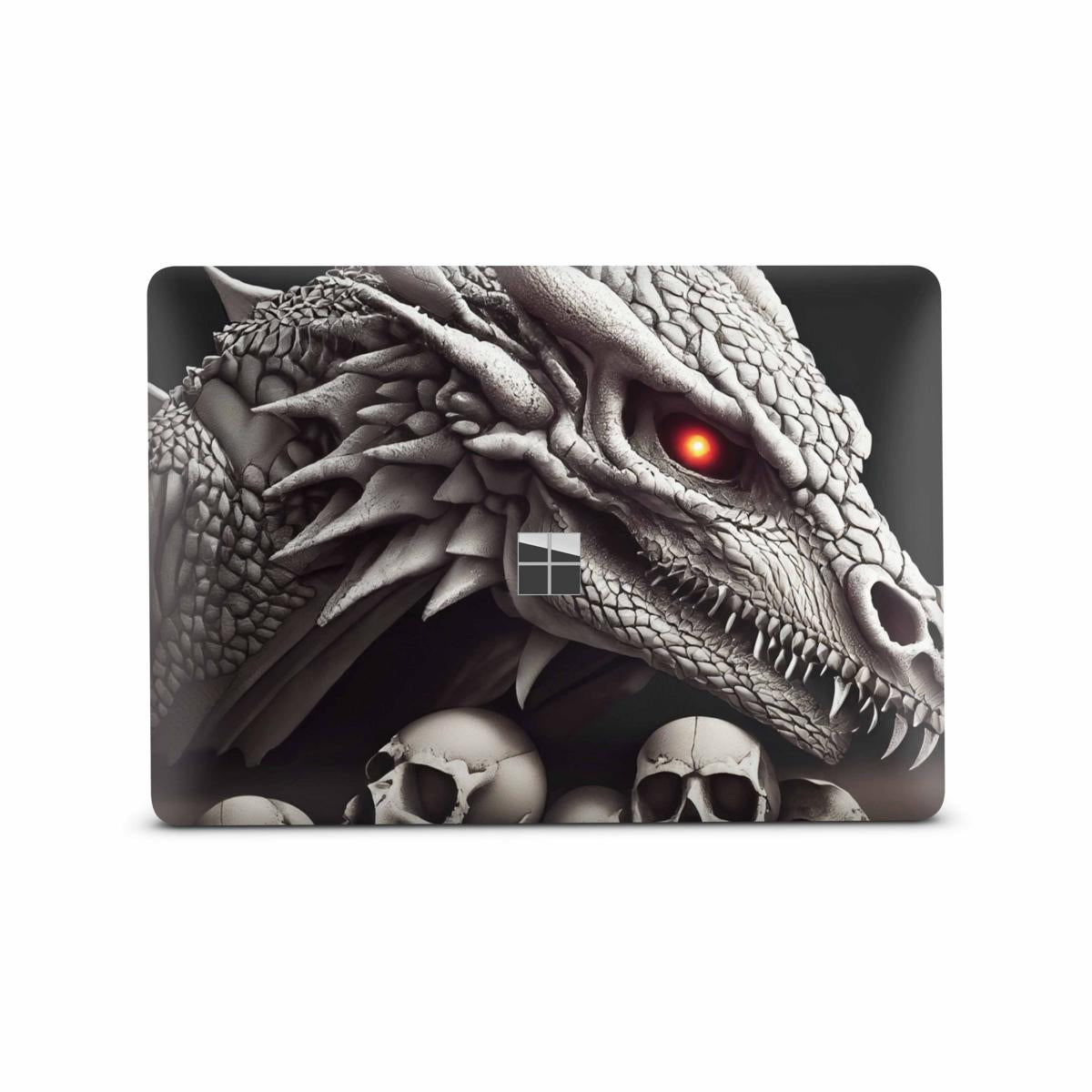 Microsoft Surface Book 2 Skin 15" Premium Vinylfolie Kratzerschutz Design Dark Skull Elektronik-Sticker & -Aufkleber Skins4u   