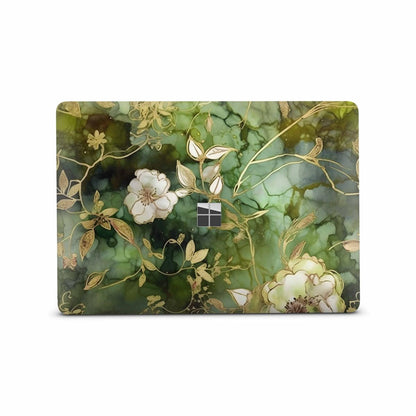 Microsoft Surface Laptop 3 4 5 Skin 15" Premium Vinylfolie Kratzerschutz Design Elfenblüte Elektronik-Sticker & -Aufkleber Skins4u   