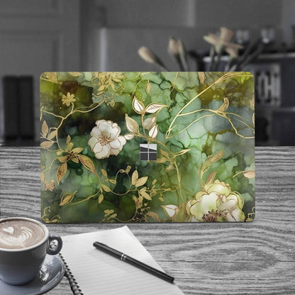 Microsoft Surface Laptop 3 4 5 Skin 15" Premium Vinylfolie Kratzerschutz Design Elfenblüte Elektronik-Sticker & -Aufkleber Skins4u   