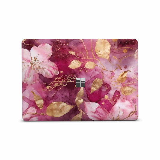 Microsoft Surface Laptop Studio Premium Vinylfolie Kratzerschutz Design Flower Power Elektronik-Sticker & -Aufkleber Skins4u   
