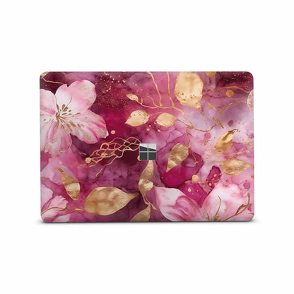 Microsoft Surface Laptop Go 1 / Go 2 Skins Premium Vinylfolie Kratzerschutz Design Flower Power Elektronik-Sticker & -Aufkleber Skins4u   