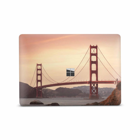 Microsoft Surface Laptop Studio Premium Vinylfolie Kratzerschutz Design Golden Gate Elektronik-Sticker & -Aufkleber Skins4u   