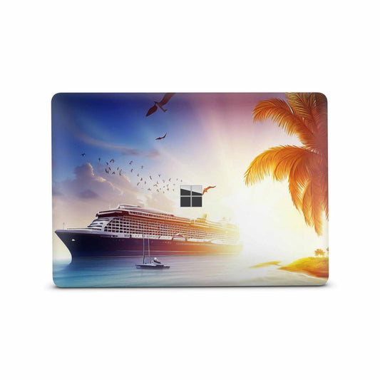 Microsoft Surface Laptop Studio Premium Vinylfolie Kratzerschutz Design Karibik Elektronik-Sticker & -Aufkleber Skins4u   