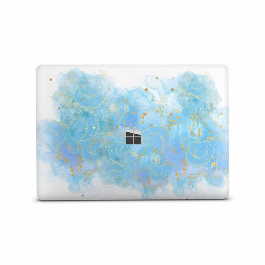 Microsoft Surface Laptop Studio Premium Vinylfolie Kratzerschutz Design Nautic Blue Elektronik-Sticker & -Aufkleber Skins4u   
