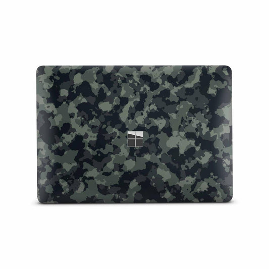 Microsoft Surface Laptop Studio Premium Vinylfolie Kratzerschutz Design Shadow Camo green Elektronik-Sticker & -Aufkleber Skins4u   