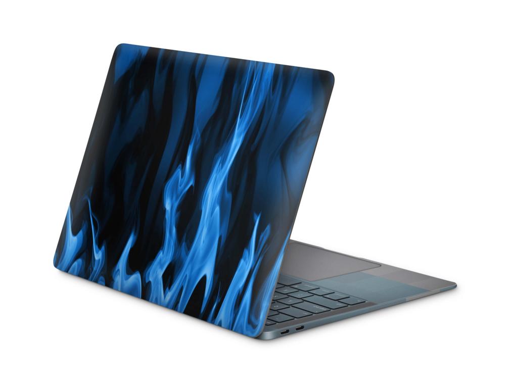 Laptop Aufkleber Universal Skins Design Aufkleber Schutzfolie Cover Skin Blaue Flammen Laptop Skins Folien skins4u