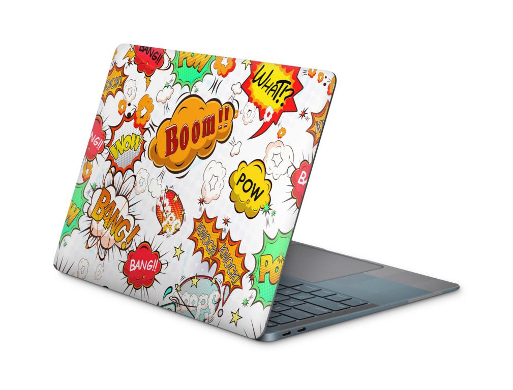 Laptop Aufkleber Universal Skins Design Aufkleber Schutzfolie Cover Skin Comics weiss Laptop Skins Folien skins4u