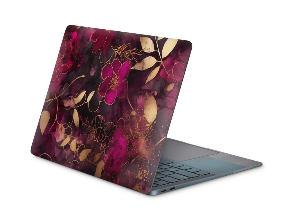 Laptop Aufkleber Universal Skins Design Aufkleber Schutzfolie Cover Skin Flowers Dark Laptop Skins Folien skins4u