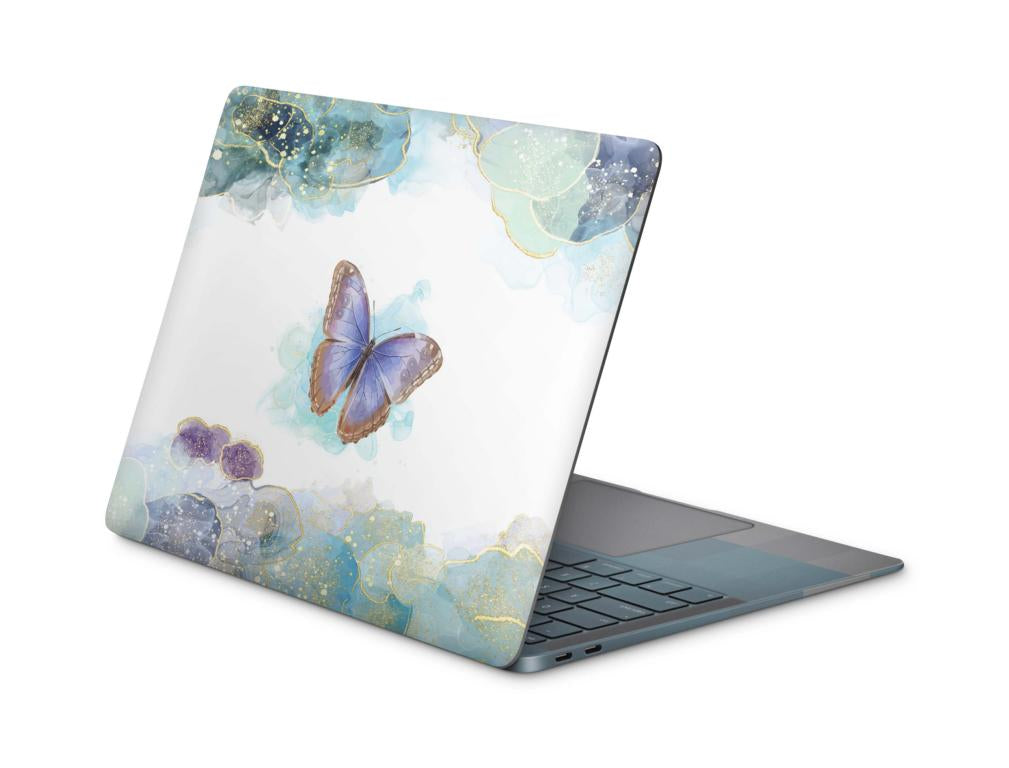 Laptop Aufkleber Universal Skins Design Aufkleber Schutzfolie Cover Skin Glitter Butterfly Laptop Skins Folien skins4u