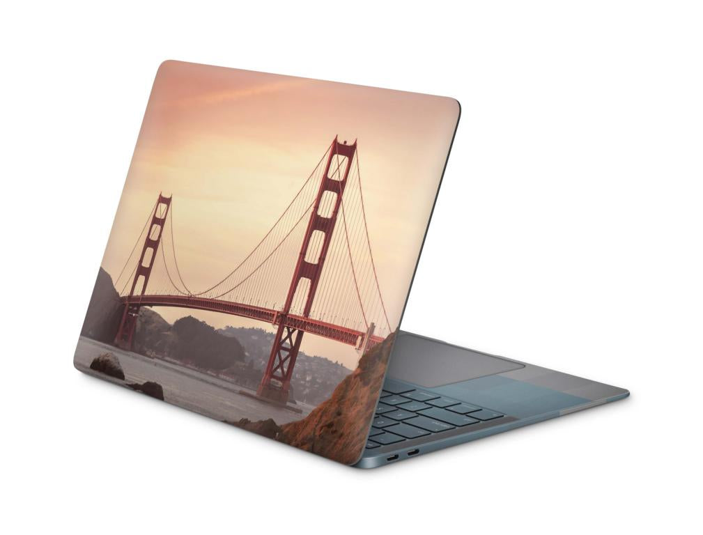 Laptop Aufkleber Universal Skins Design Aufkleber Schutzfolie Cover Skin Golden Gate Laptop Skins Folien skins4u