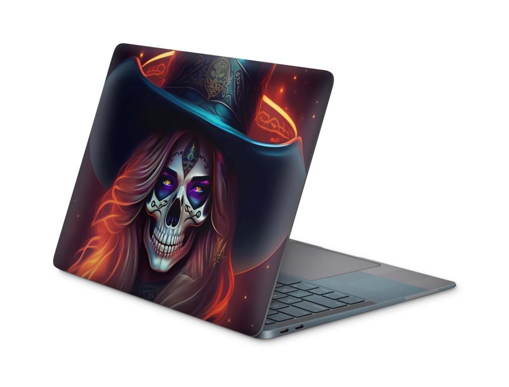 Laptop Aufkleber Universal Skins Design Aufkleber Schutzfolie Cover Skin Skull Lady Laptop Skins Folien skins4u