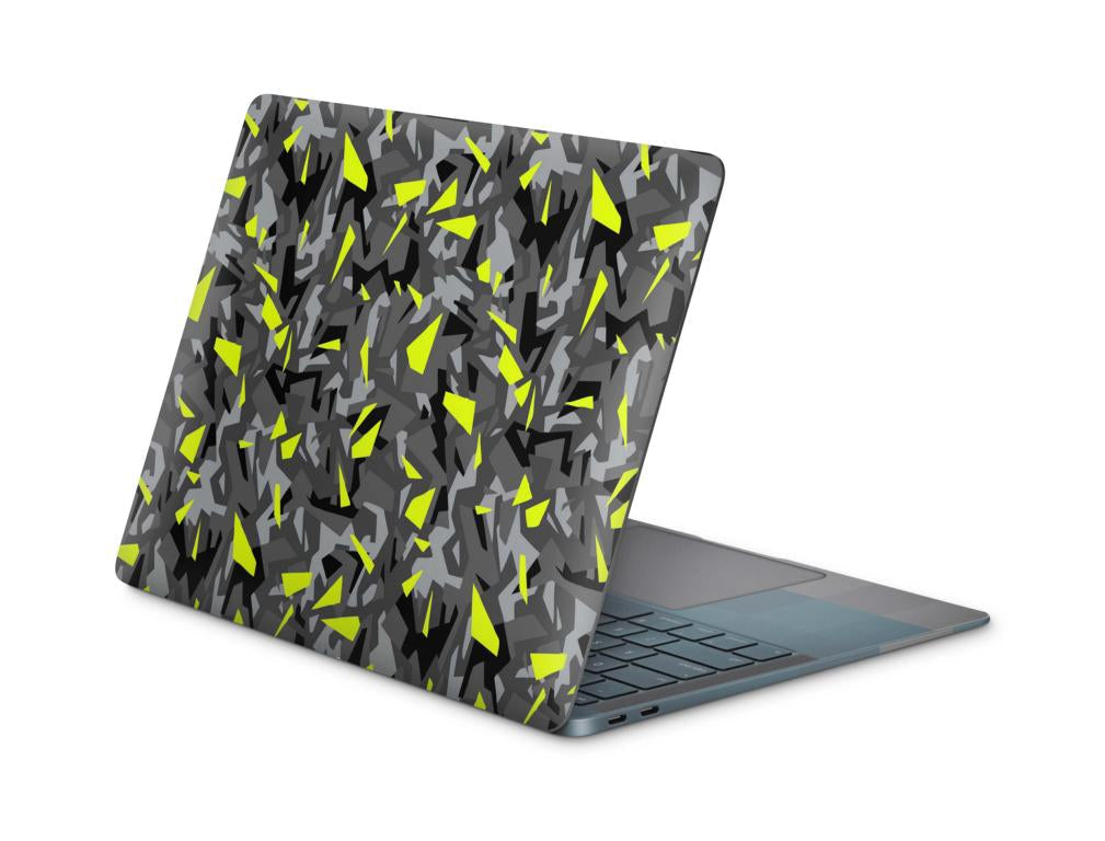 Laptop Aufkleber Universal Skins Design Aufkleber Schutzfolie Cover Skin Splatter Yellow Laptop Skins Folien skins4u