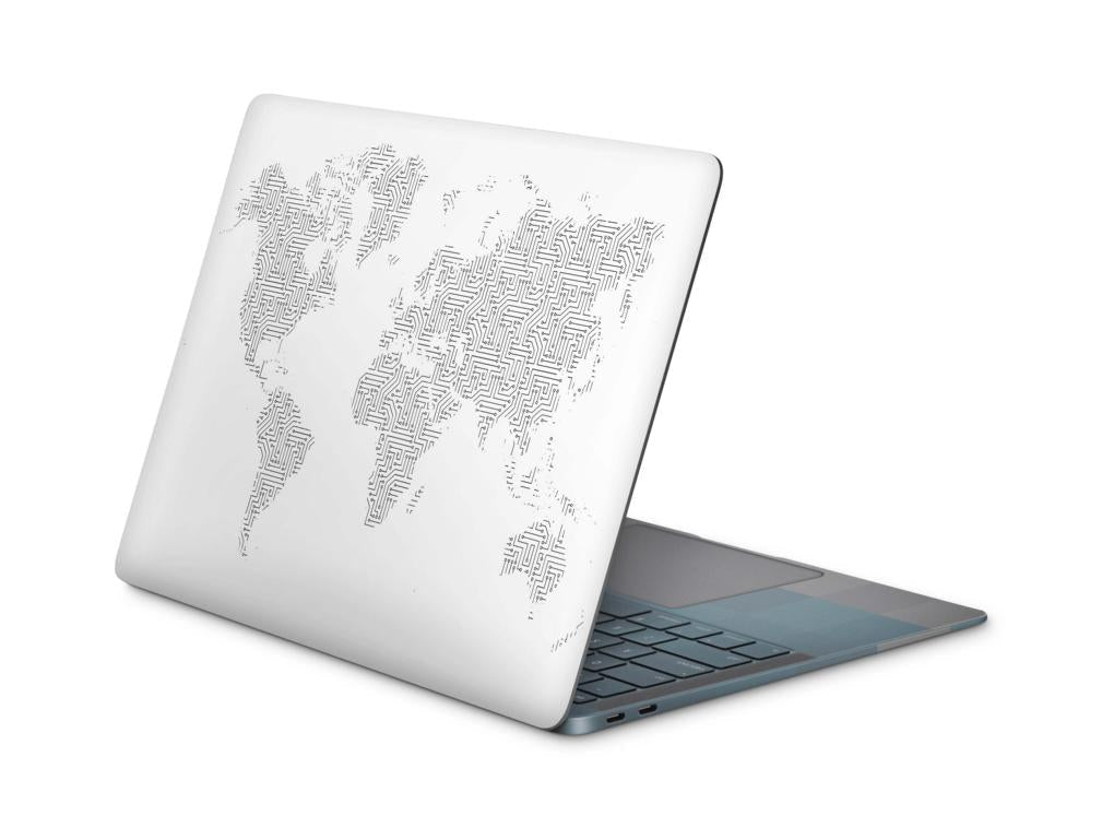 Laptop Aufkleber Universal Skins Design Aufkleber Schutzfolie Cover Skin Weltkarte Laptop Skins Folien skins4u
