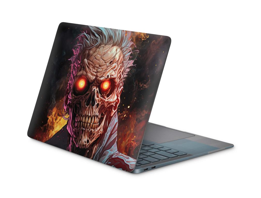 Laptop Aufkleber Universal Skins Design Aufkleber Schutzfolie Cover Skin Zombie Fire Laptop Skins Folien skins4u