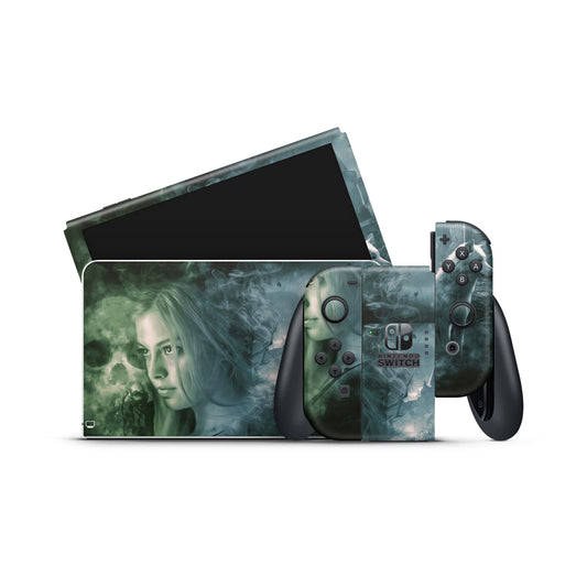 Nintendo Switch Skin Wrap Aufkleber Vinyl Skins Folie Design Ghosts Aufkleber Skins4u   