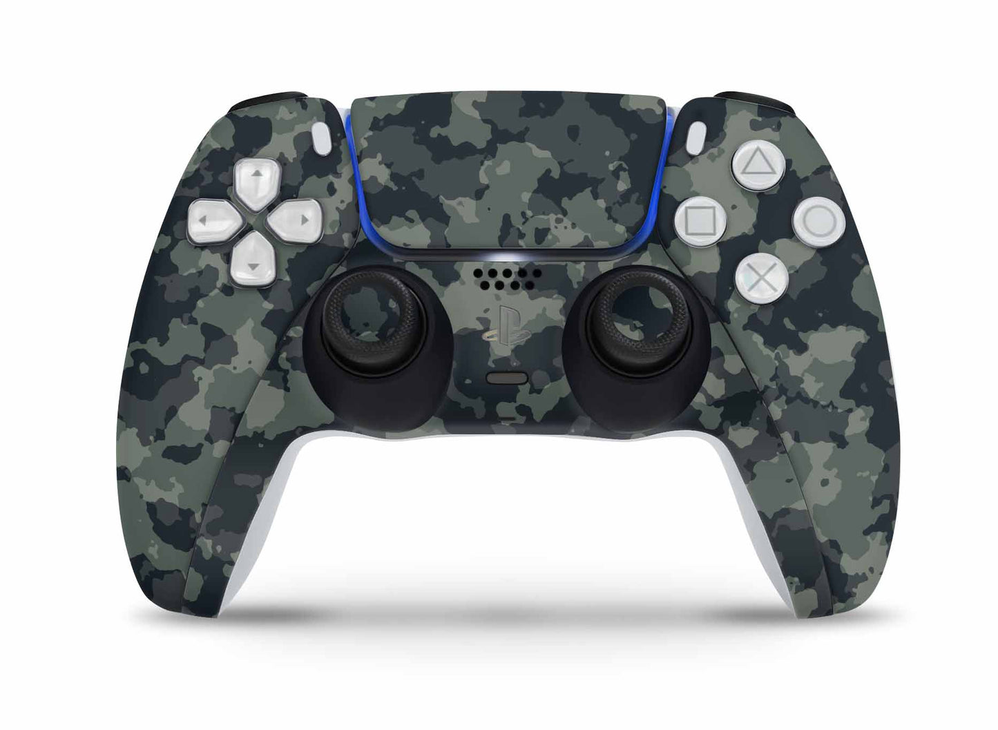 PS5 Controller Skin Vinyl Design Schutzfolie individualisiere Playstation 5 Gamepad Dark green Camo Aufkleber skins4u   