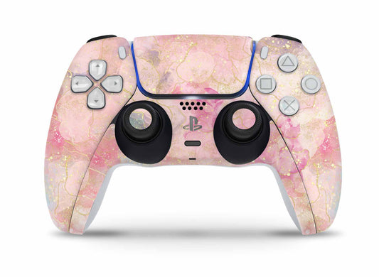 PS5 Controller Skin Vinyl Design Schutzfolie individualisiere Playstation 5 Gamepad Deluxe pink Aufkleber skins4u   