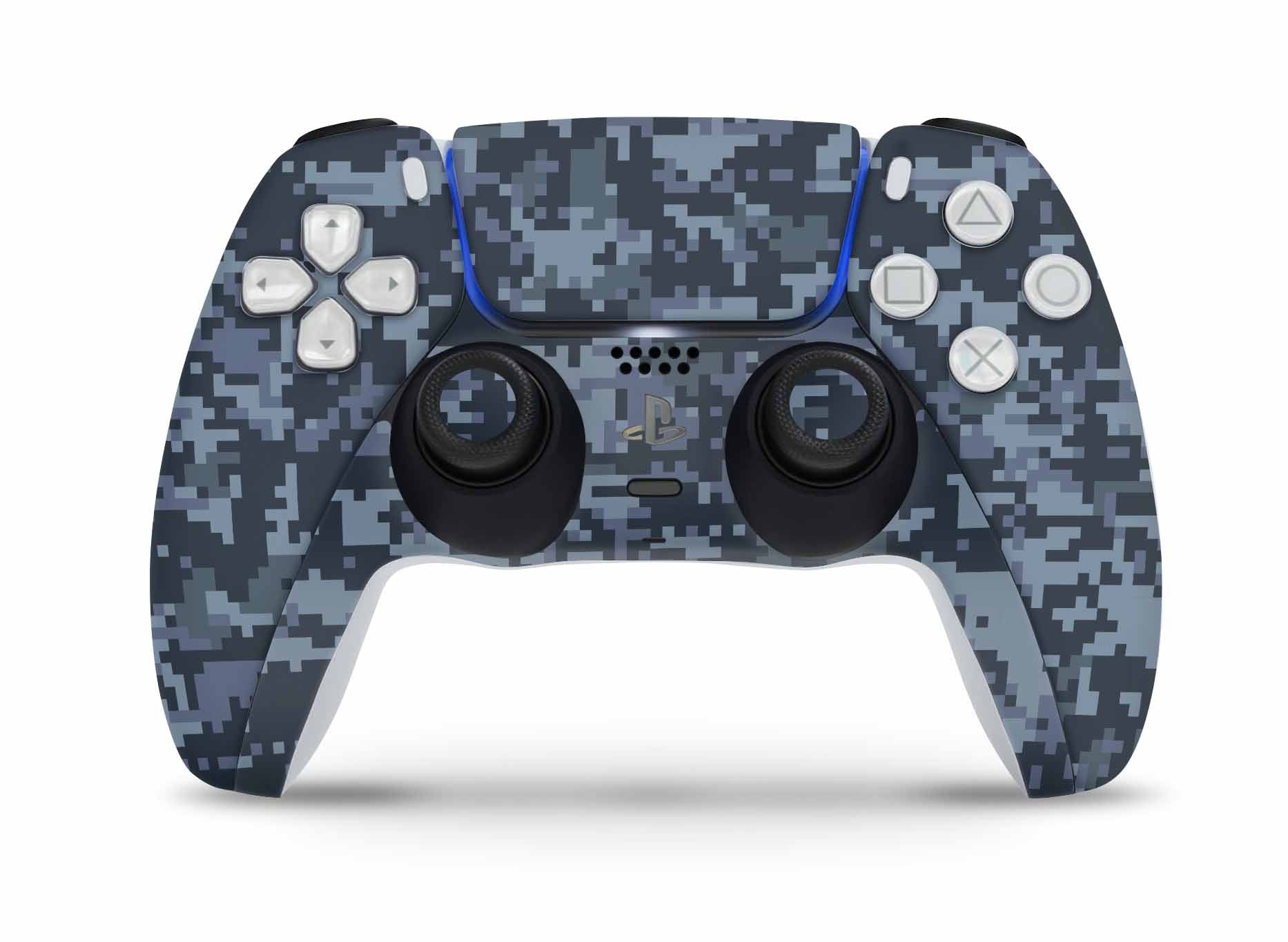 PS5 Controller Skin Vinyl Design Schutzfolie individualisiere Playstation 5 Gamepad Digital Navy Camo Aufkleber skins4u   