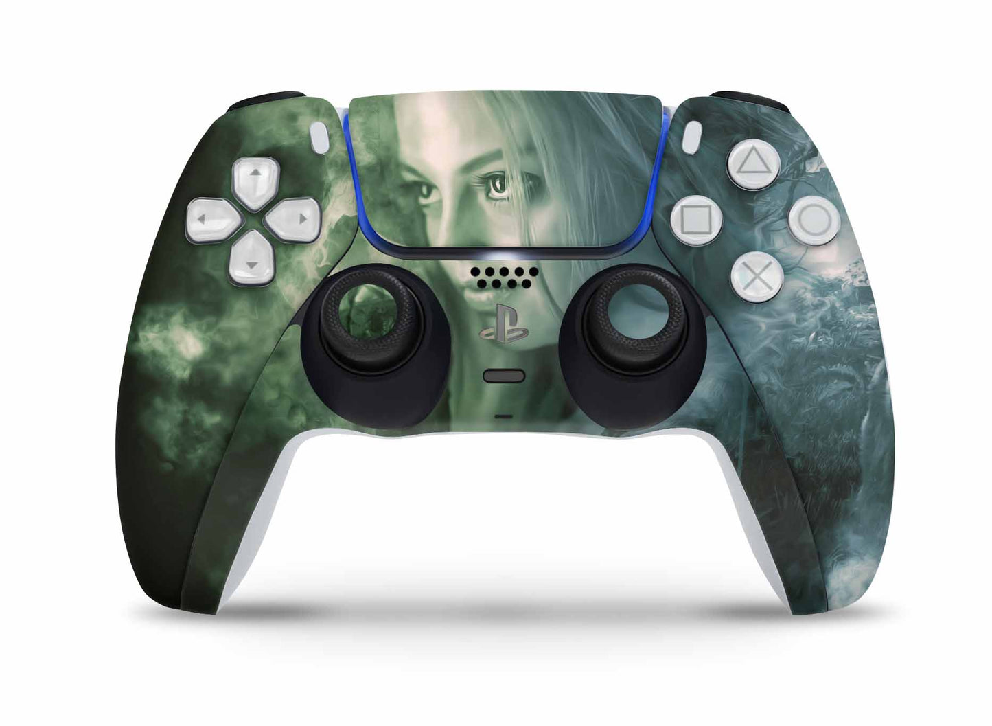 PS5 Controller Skin Vinyl Design Schutzfolie individualisiere Playstation 5 Gamepad Ghosts Aufkleber skins4u   