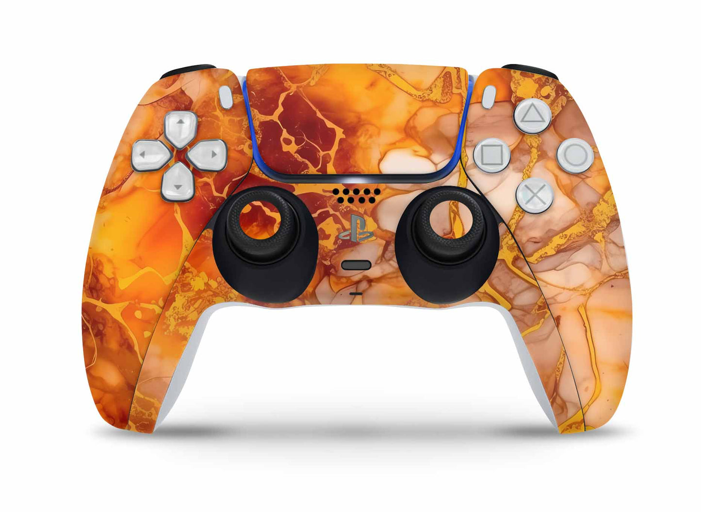 PS5 Controller Skin Vinyl Design Schutzfolie individualisiere Playstation 5 Gamepad Herbstgold Aufkleber skins4u   