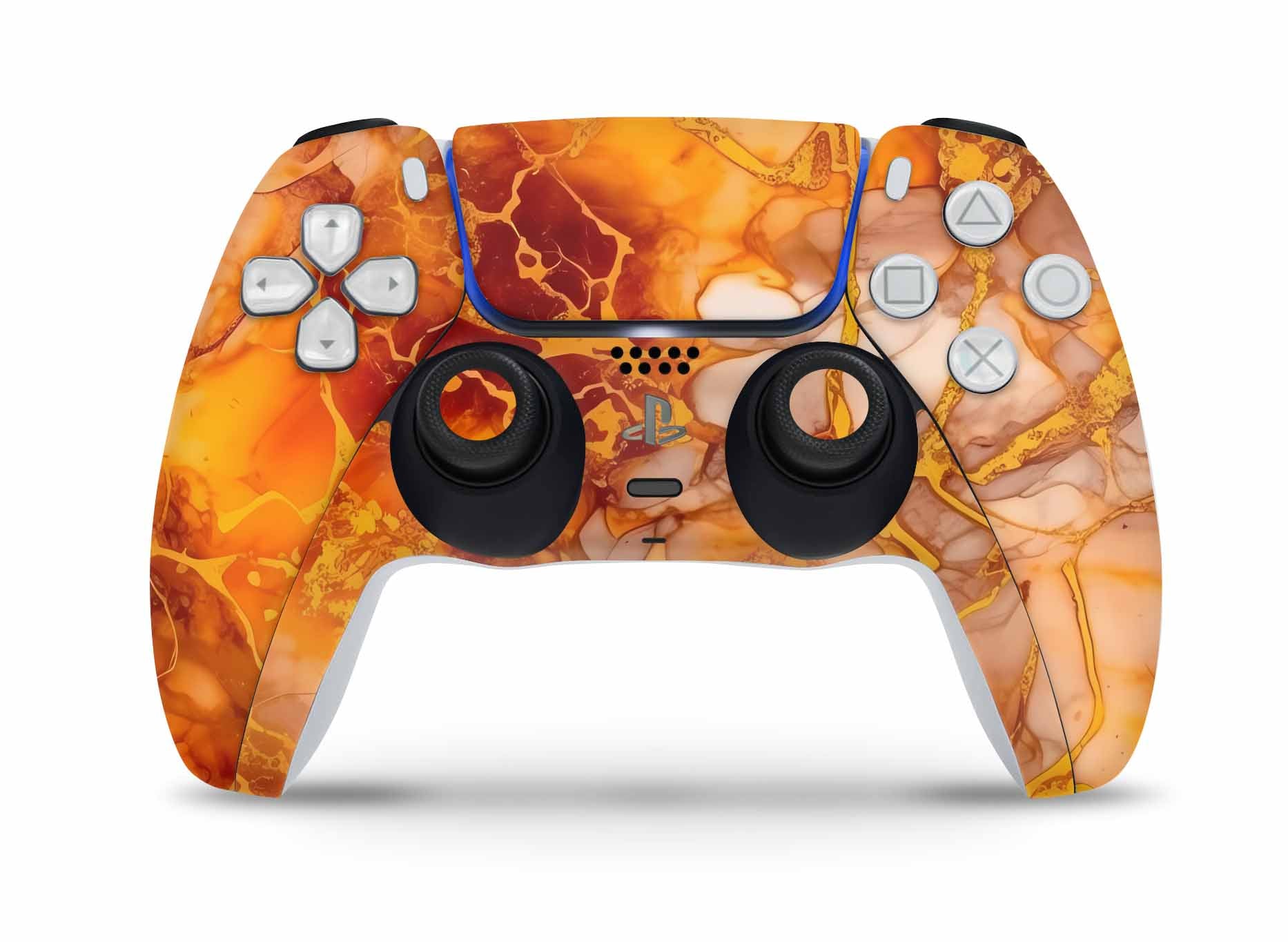 PS5 Controller Skin Vinyl Design Schutzfolie individualisiere Playstation 5 Gamepad Herbstgold Aufkleber skins4u   