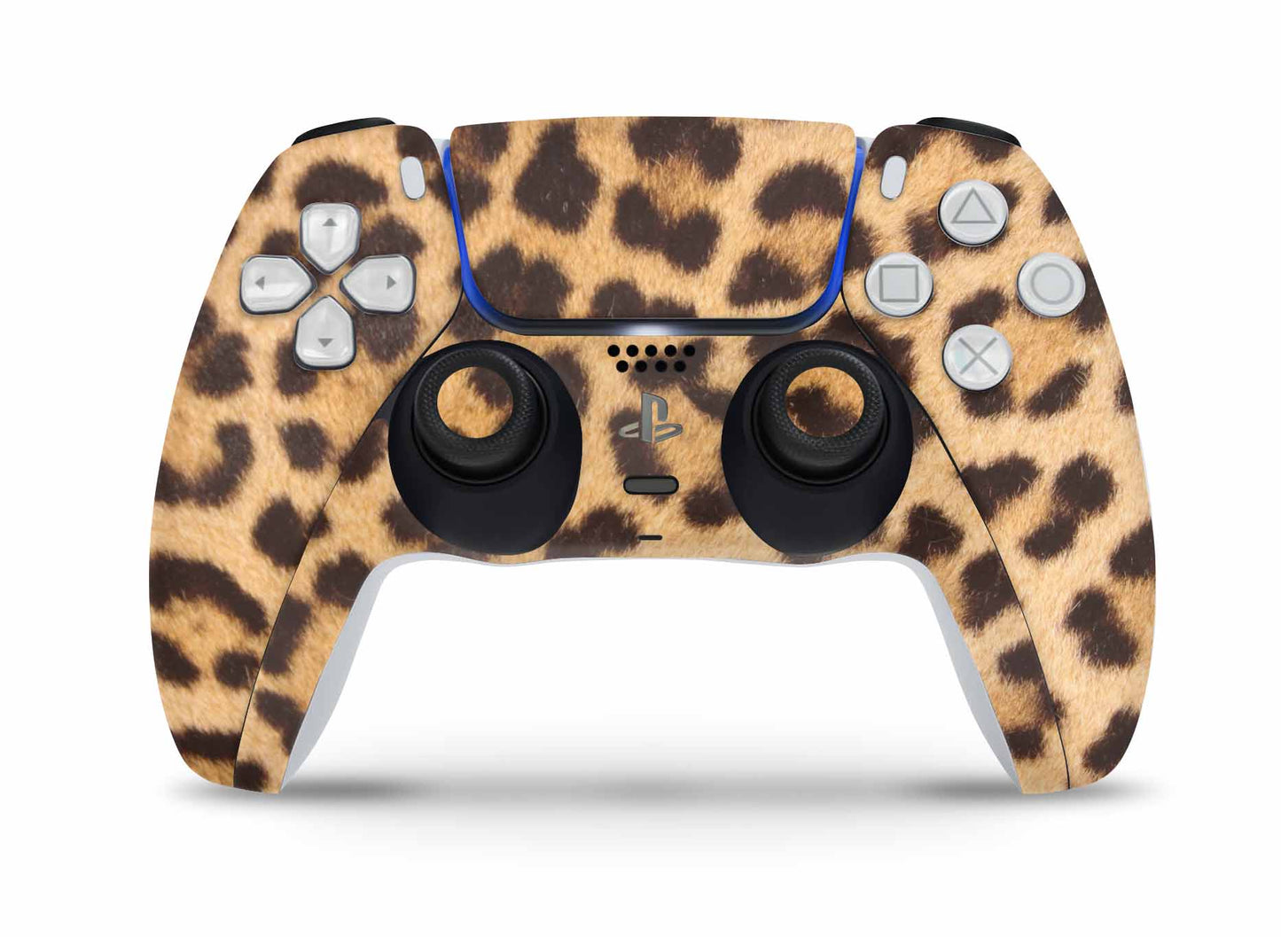 PS5 Controller Skin Vinyl Design Schutzfolie individualisiere Playstation 5 Gamepad Leopardenfell Aufkleber skins4u   