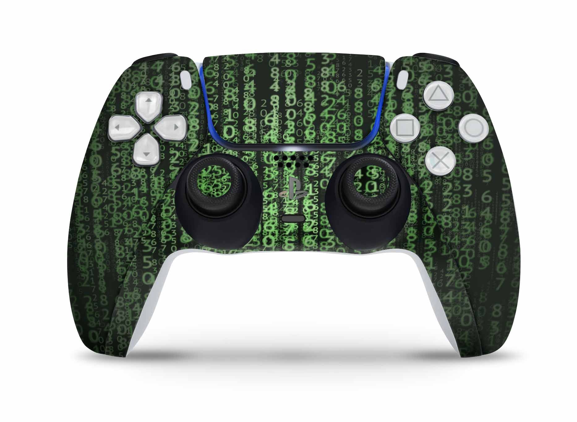 PS5 Controller Skin Vinyl Design Schutzfolie individualisiere Playstation 5 Gamepad Matrix Aufkleber skins4u   