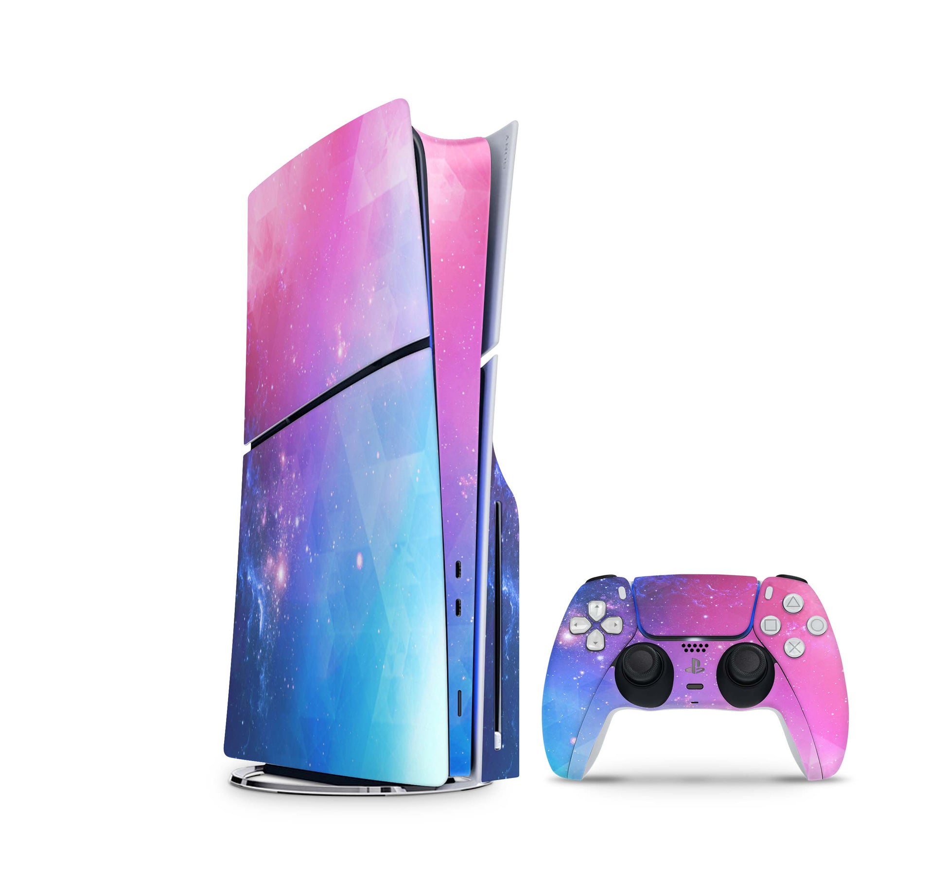 PS5 Slim Skins Disk Edition Aufkleber Design Premium Playstation 5 Skin + PS5 Controller Skin Fantastic Aufkleber skins4u   