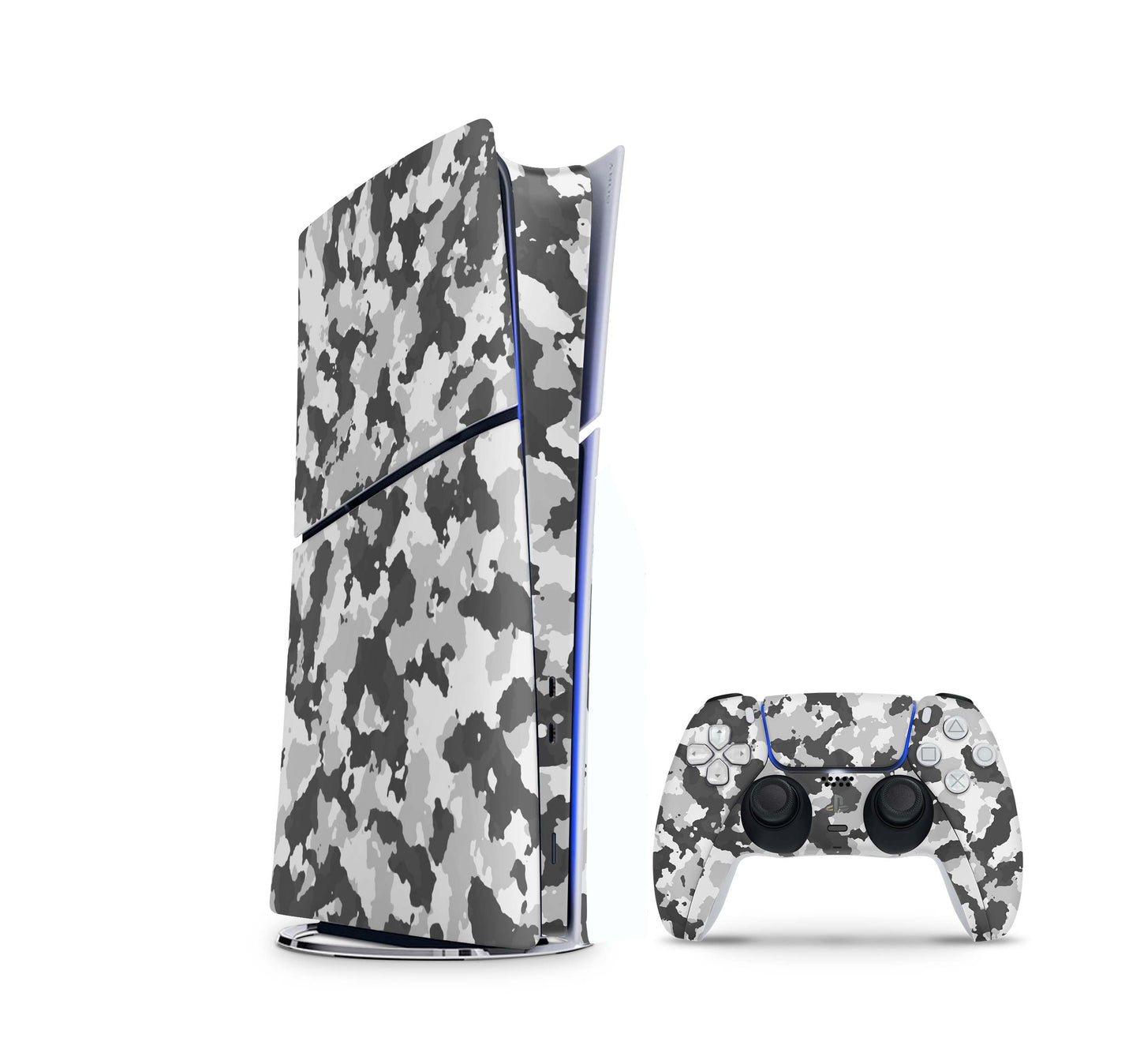 PS5 Slim Skins DIGITAL Edition Aufkleber Design Premium Playstation 5 Skin + PS5 Controller Skin Camouflage Aufkleber skins4u   