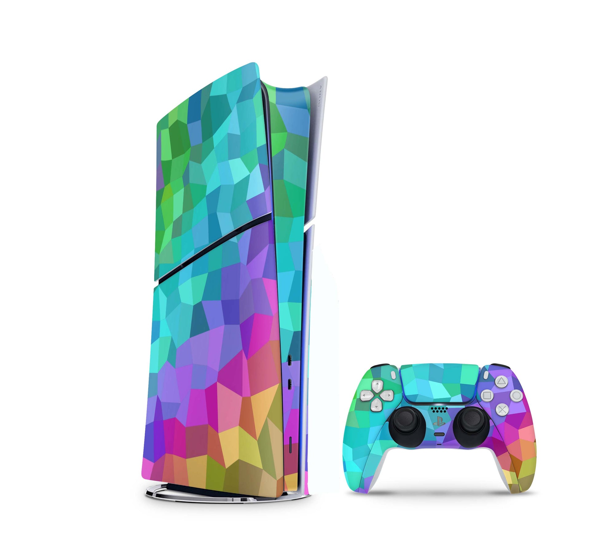 PS5 Slim Skins DIGITAL Edition Aufkleber Design Premium Playstation 5 Skin + PS5 Controller Skin Cruo Aufkleber skins4u   