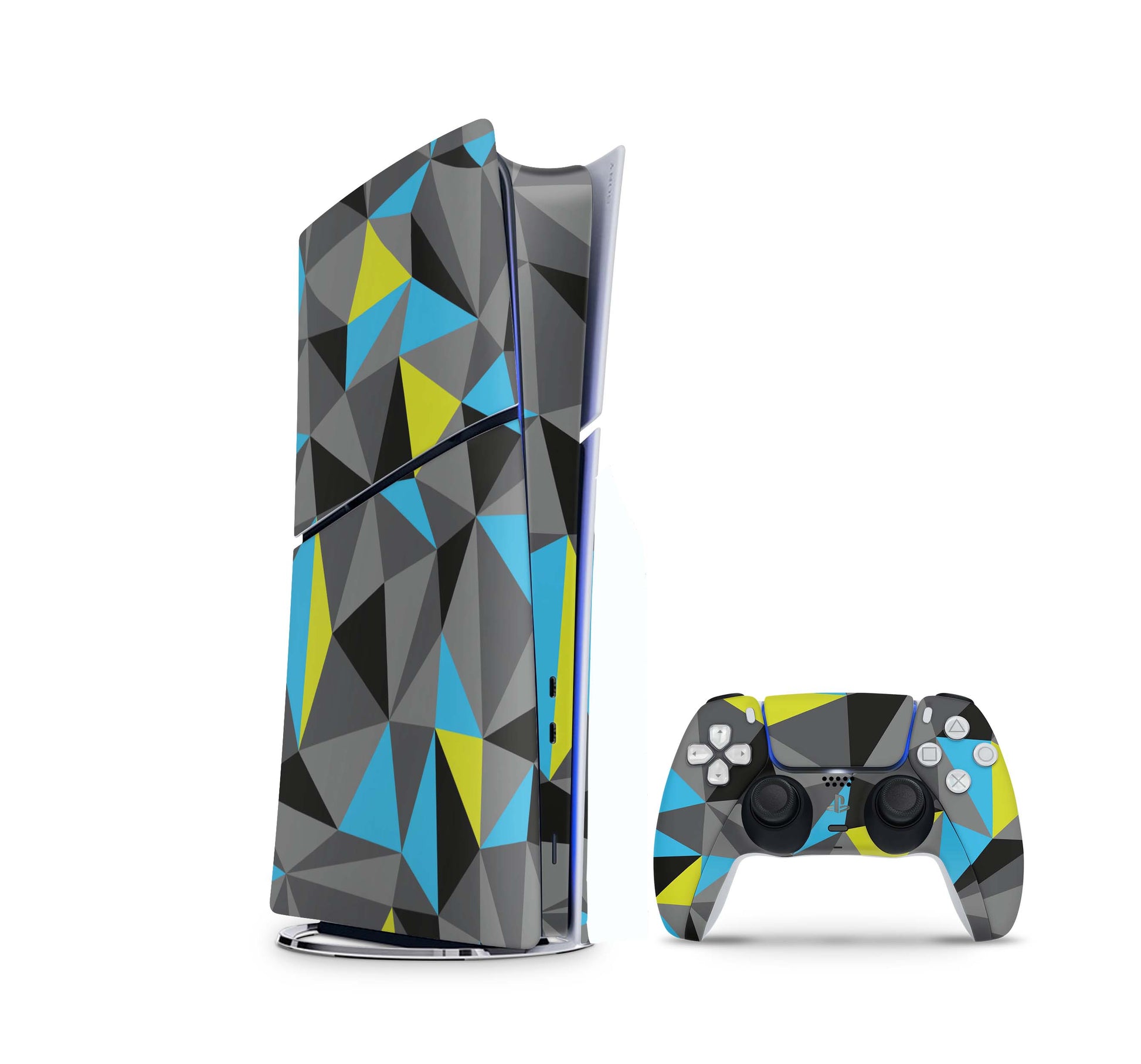 PS5 Slim Skins DIGITAL Edition Aufkleber Design Premium Playstation 5 Skin + PS5 Controller Skin Polycolor Aufkleber skins4u   