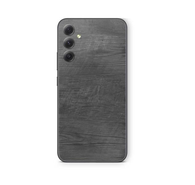 Samsung Galaxy Skins für die Galaxy A Serie Handy Aufkleber Folie für fast alle Modelle Aufkleber Skins4u Black Woodgrain  