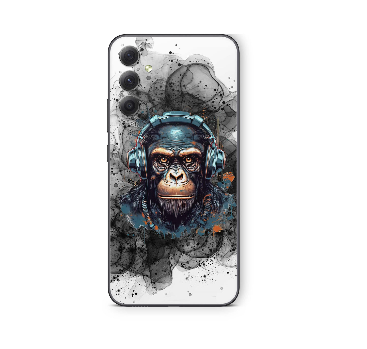 Samsung Galaxy A71 Skin Schutzfolie Aufkleber Skins Design Black smoke Monkey Elektronik-Sticker & -Aufkleber skins4u   