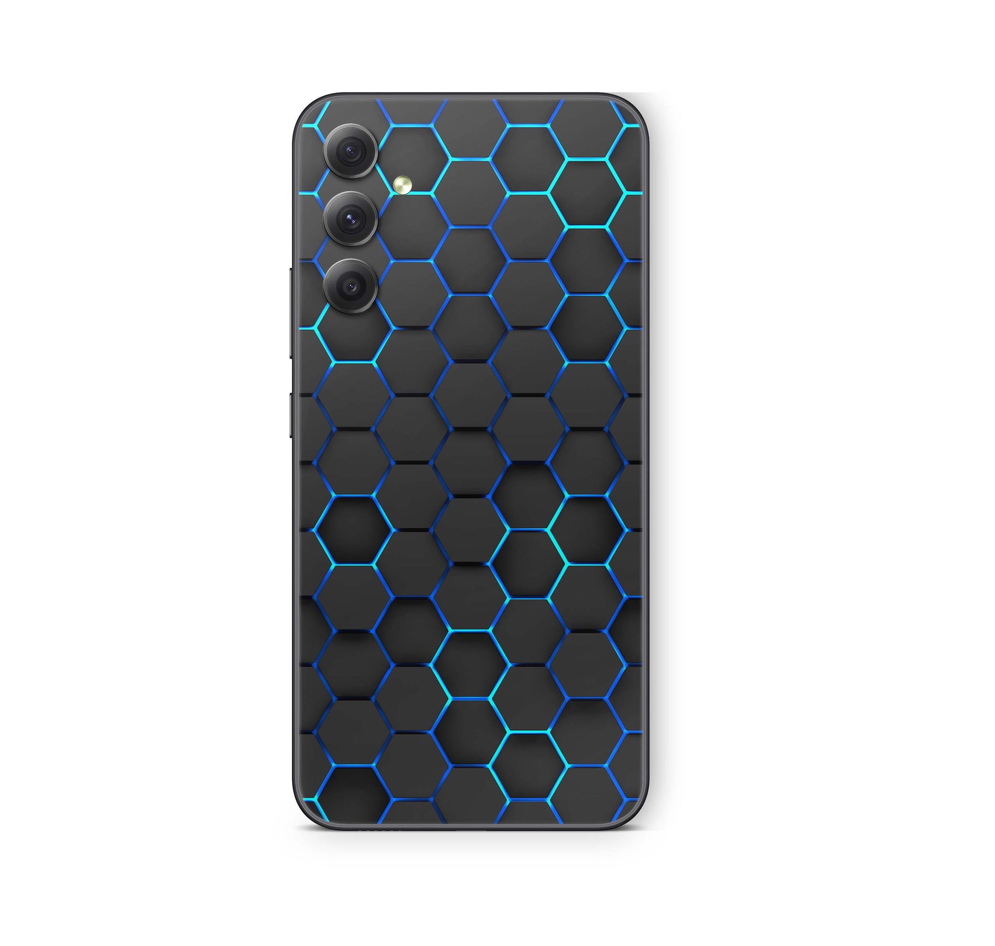 Samsung Galaxy S23 FE Skin Schutzfolie Aufkleber Skins Design Exo blau Elektronik-Sticker & -Aufkleber skins4u   