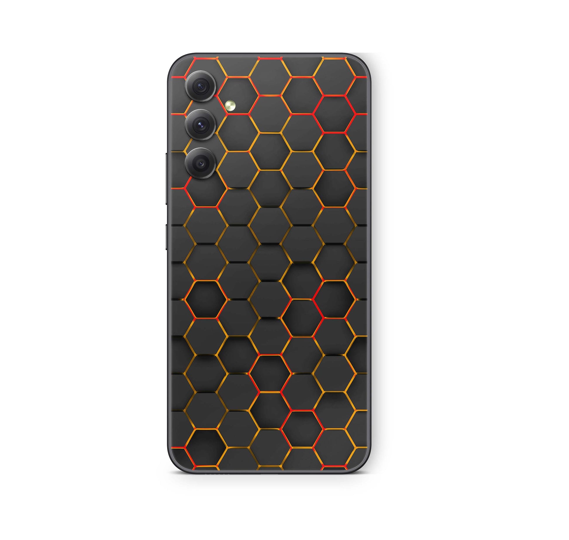 Samsung Galaxy A03 Skin Schutzfolie Aufkleber Skins Design Exo rot Elektronik-Sticker & -Aufkleber skins4u   