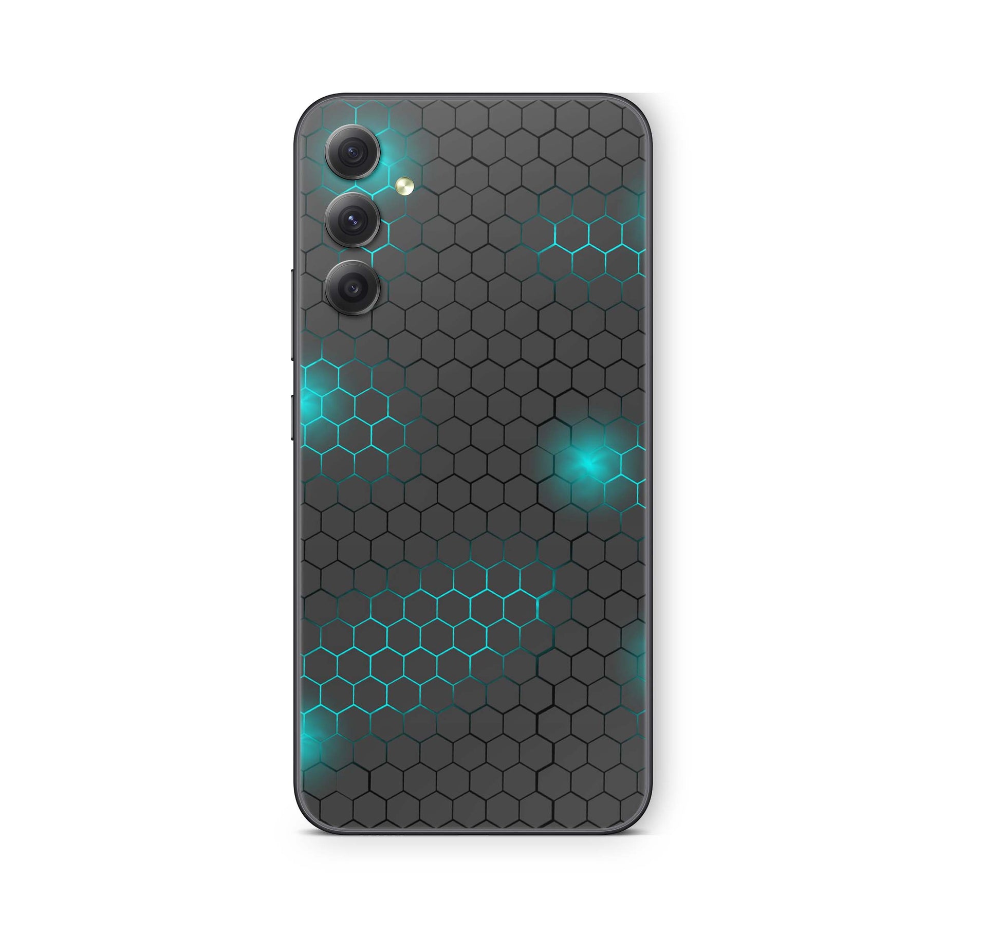Samsung Galaxy A22 Skin Schutzfolie Aufkleber Skins Design Exo small blue Elektronik-Sticker & -Aufkleber skins4u   