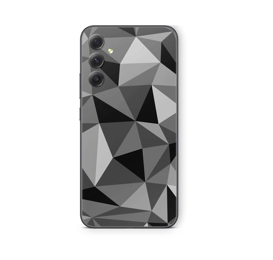 Samsung Galaxy A03 Skin Schutzfolie Aufkleber Skins Design Polygrey Elektronik-Sticker & -Aufkleber skins4u   