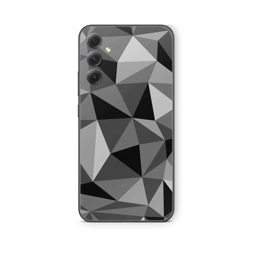 Samsung Galaxy S24 Plus Skin Schutzfolie Aufkleber Skins Design Polygrey Elektronik-Sticker & -Aufkleber skins4u   